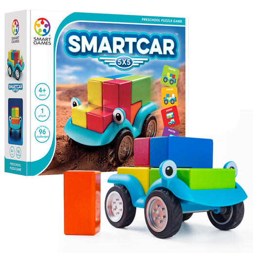 Smart Games爱思极智趣彩拼车Smartcar 益智玩具桌游想象力 4岁+ 商品图1