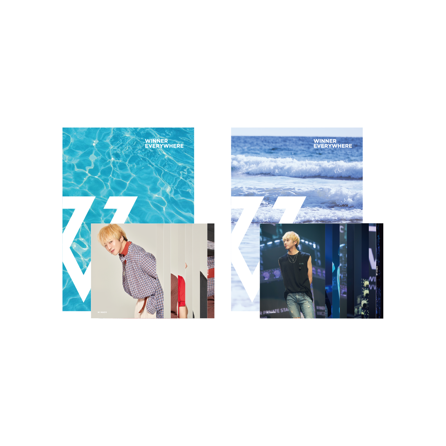 WINNER EVERYWHERE POSTCARD BOOK优胜者的明信片JPY带授权招加盟代理