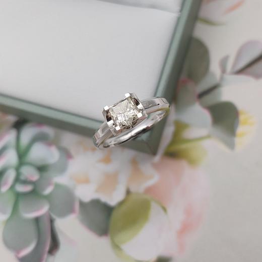 18K钻石戒指(1.008ct) 公主方型 圈号:13# 商品图2