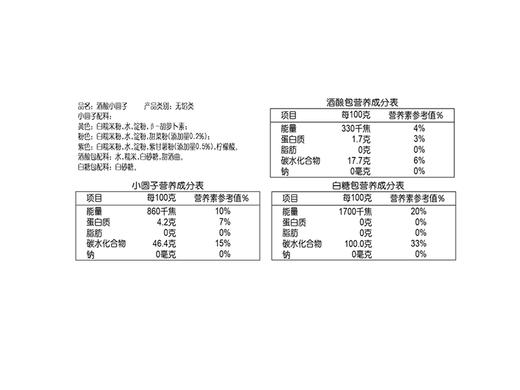 思念小小汤圆 酒酿三色小圆子组合装300g 商品图5