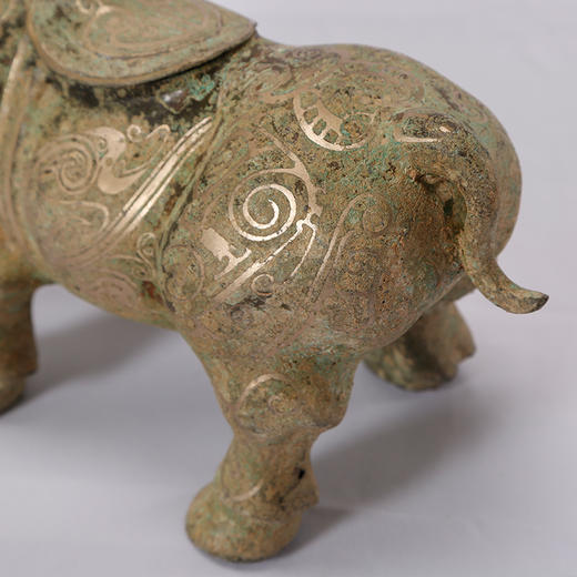 仿古汉代犀牛仿真动物中式软装饰品室内摆件礼品青铜器 商品图4