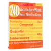 六年级孩子需要知道的240个单词词汇 英文原版 240 Vocabulary Words Kids Need to Know Grade 6 学乐小学生英语词汇练习册英文版 商品缩略图0