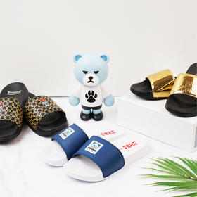 KRUNK Slipper yg krunk熊韩国明星周边时尚拖鞋JPY带授权招加盟代理