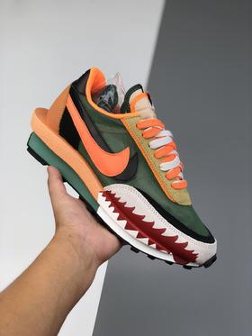 鲨鱼 x Sacai x Nike LVD Waffle Daybreak 联名走秀款 双勾Swoosh跑步鞋！货号：BV0073-081 尺码：36-45