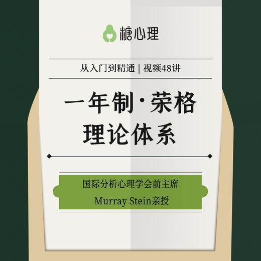 一年制·荣格理论体系 | 国际分析心理学会前主席Murray Stein亲授 商品图0