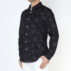 Marco Azzali 黑色星星提花长袖衬衫 C5106200 商品缩略图1