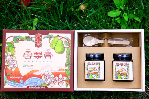 社区团购 凤归巢 雪梨膏礼盒 150g/瓶*2瓶/套 商品图0