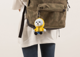 [YN] KRUNK X SECHSKIES PLUSH KEYRING yg krunk熊 克鲁克包挂饰JPY带授权招加盟代理
