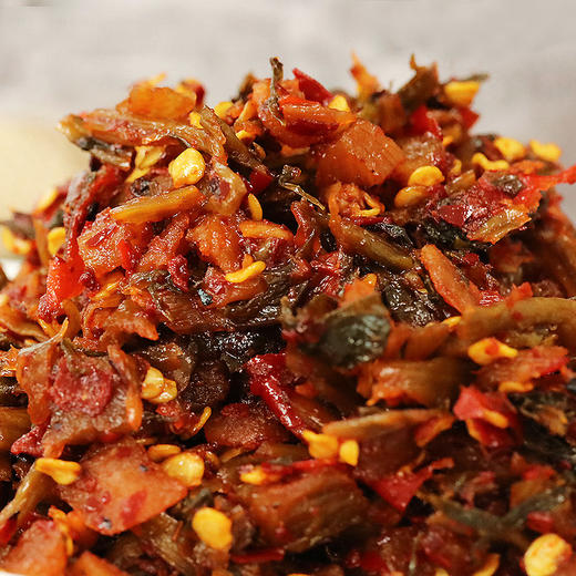 老干妈香辣菜贵州风味特产辣椒香辣菜拌饭下饭菜榨菜咸菜60g*10包 商品图2