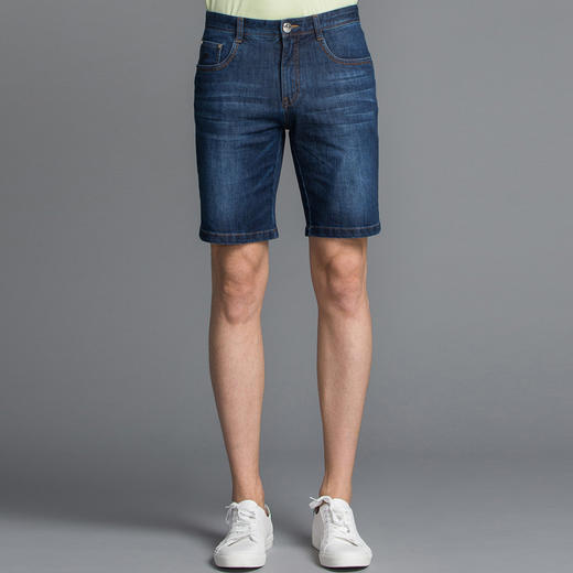 Marco Azzali 蓝色牛仔短裤 P5017600 商品图0
