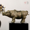仿古汉代犀牛仿真动物中式软装饰品室内摆件礼品青铜器 商品缩略图0