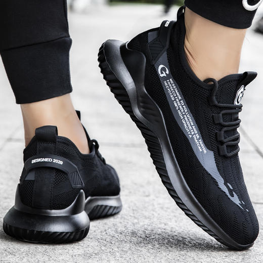 劳保鞋男防砸钢包头 凯夫拉中底防刺 网布 轻便夏季款 【超轻透气】时尚潮流款 商品图3