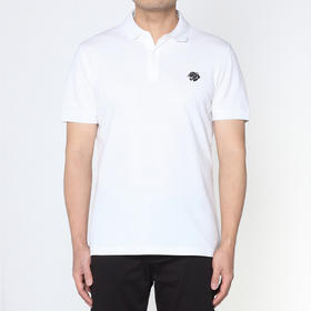 Marco Azzali 白色绣花POLO衫 T5215300