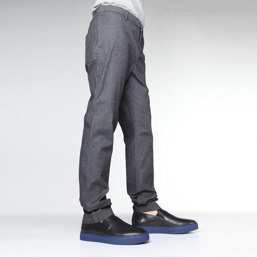 Marco Azzali 灰色针织休闲裤 P5223400 商品图2