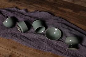 龙泉青瓷五子登科组合套装茶具