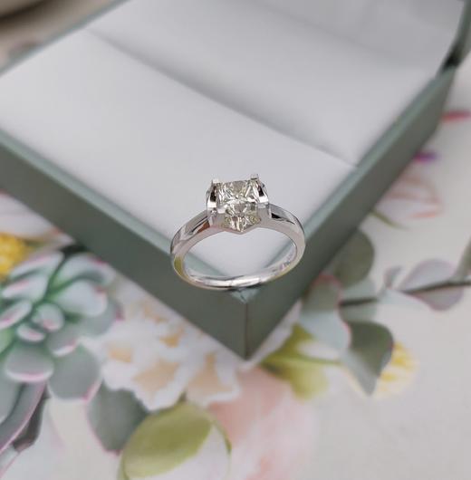18K钻石戒指(1.008ct) 公主方型 圈号:13# 商品图1