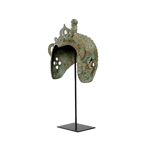 仿古青铜头盔青铜器工艺品桌面摆件软装饰品家居饰品复古 商品图1