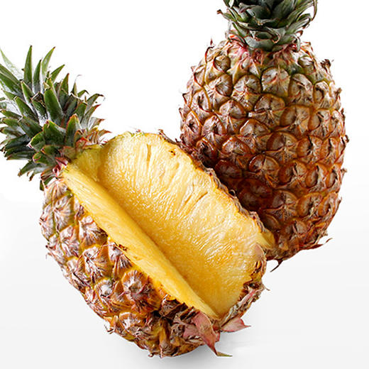 【台湾金钻凤梨】4斤两个装,台湾三大名果之一,脆嫩香甜,切开即食