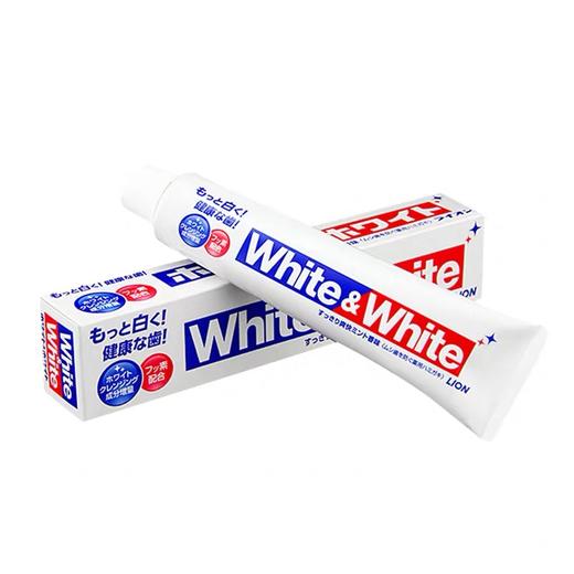 狮王 WHITE＆WHITE美白牙膏 150g 商品图1