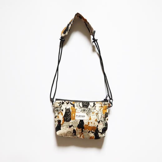 HUJI祤集pieton斜挎包插画猫町 商品图2