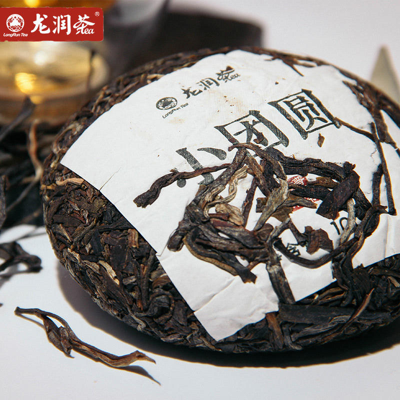 龍潤茶普洱茶生沱2018年經典迴歸雲南保山古樹生普小團圓便攜裝100g