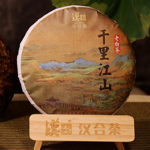 汉合茶千里江山老白茶饼2019年特级