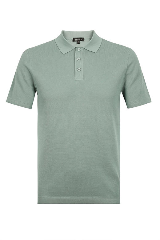 callisto基础款翻领T恤  SPTSS012GR 商品图0