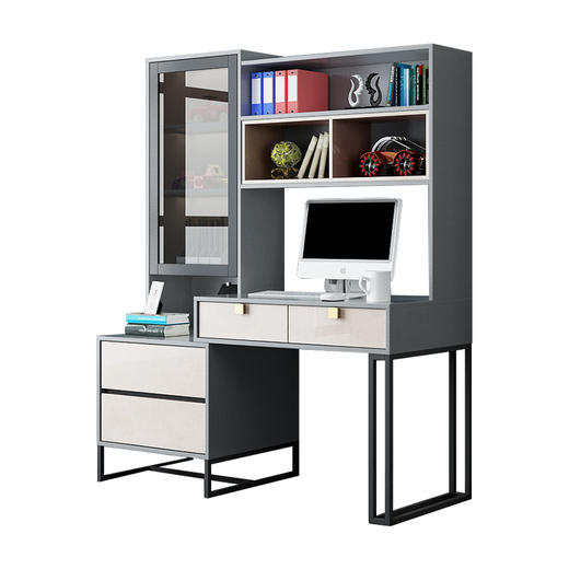 塞纳春天n788书桌环保免漆板钢化玻璃优质五金承重框架13060175