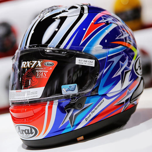 日本进口arai 头盔rx7x赛道选手全盔maverick gp2 大眼