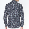 Marco Azzali 藏青印花长袖衬衫 C5107100 商品缩略图1