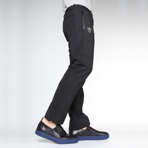 Marco Azzali 黑色针织裤 P5020200 商品图1