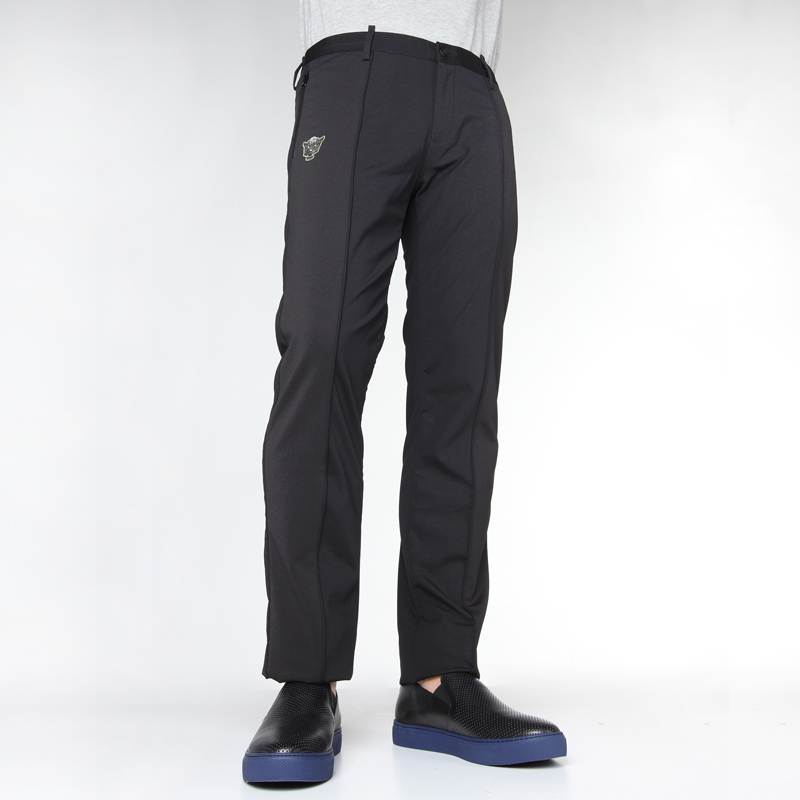 Marco Azzali 黑色针织裤 P5020200