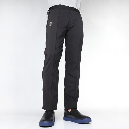 Marco Azzali 黑色针织裤 P5020200 商品图0