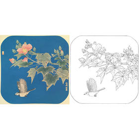 工笔画白描底稿 盘虎杰 花鸟小品 HJ16