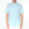 Marco Azzali 浅蓝绿色短袖衬衫  C5238600 商品缩略图0