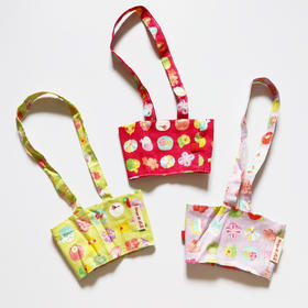 HUGOJIRO手提杯套风の花鹦鹉与果子