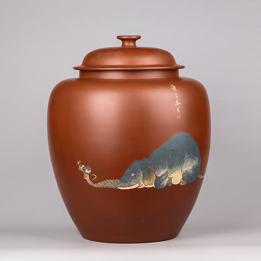 紫器丹青  茶罐 商品图0