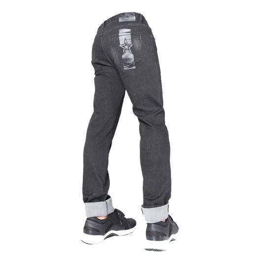 Marco Azzali 黑色牛仔裤 P5114200 商品图1