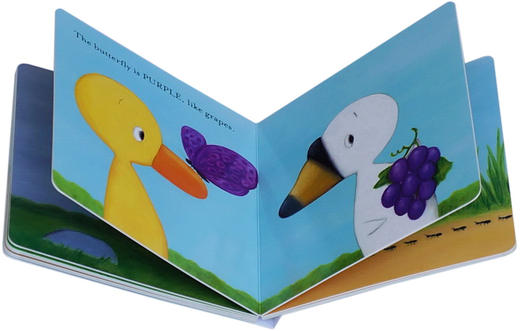 【送音频】【颜色认知】Duck & Goose Colors! 小鸭和小鹅系列 生活物品颜色词汇纸板书 商品图2