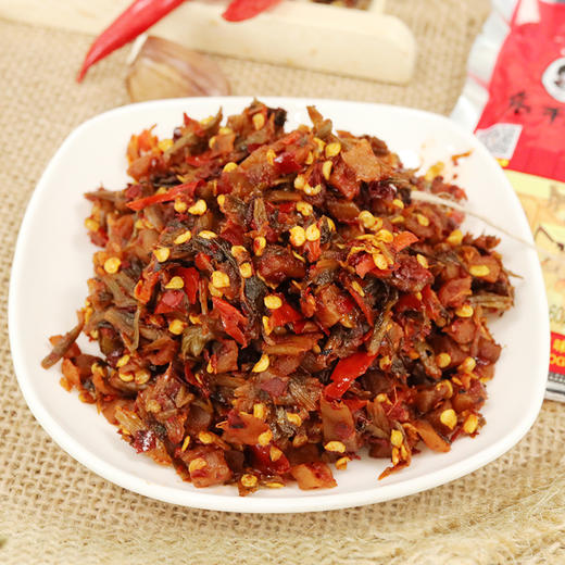 老干妈香辣菜贵州风味特产辣椒香辣菜拌饭下饭菜榨菜咸菜60g*10包 商品图3