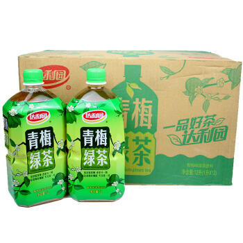 達利園青梅綠茶飲料1l12瓶