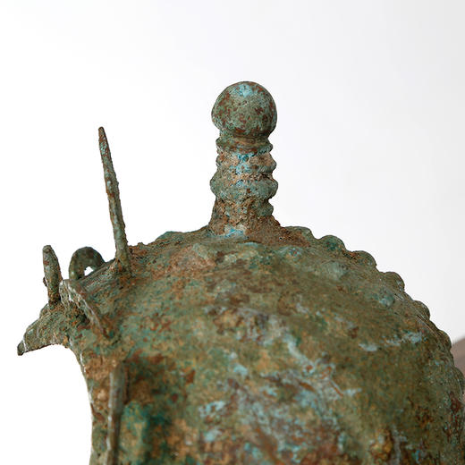 仿古青铜头盔青铜器工艺品桌面摆件软装饰品家居饰品复古 商品图2