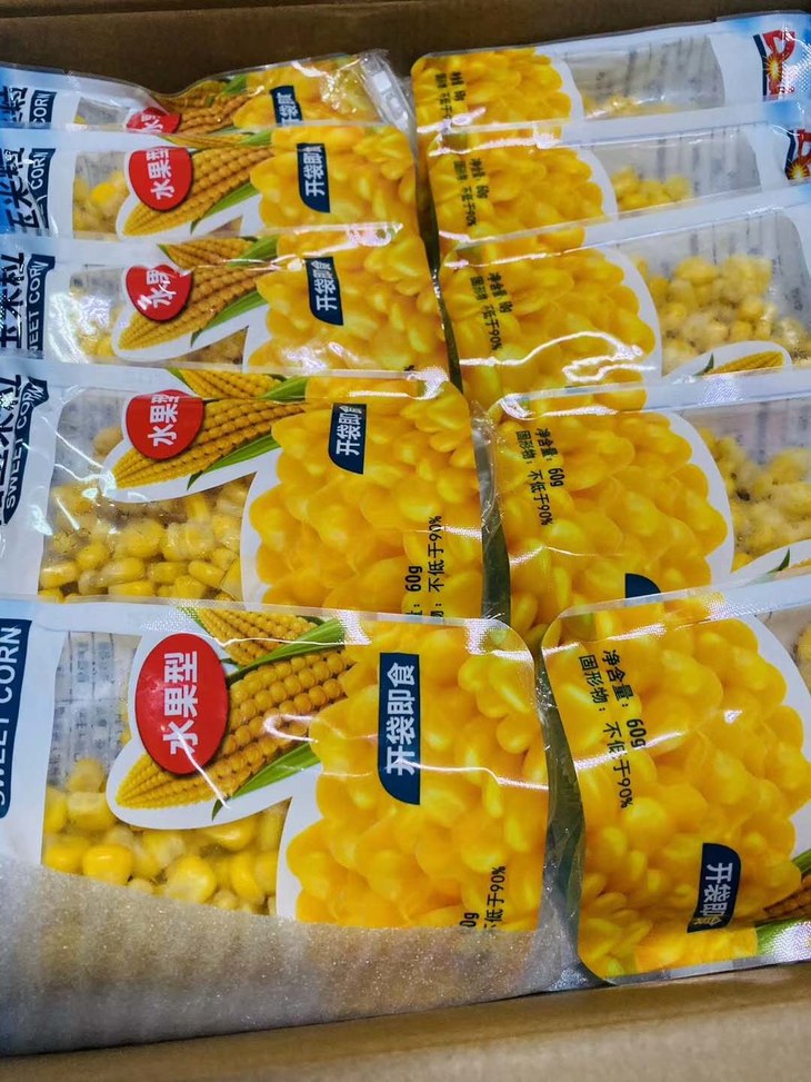 新日期都乐甜玉米粒30袋箱包邮冷藏保存