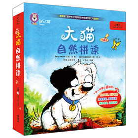大猫自然拼读二级2 Big Cat Phonics (小学二年级)(5册读物+1册指导+卡片+MP3光盘)