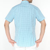 Marco Azzali 白底蓝绿小格短袖衬衫 C5239700 商品缩略图2