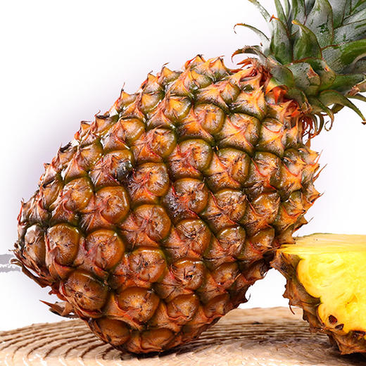 【台湾金钻凤梨】4斤两个装,台湾三大名果之一,脆嫩香甜,切开即食