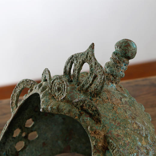 仿古青铜头盔青铜器工艺品桌面摆件软装饰品家居饰品复古 商品图3