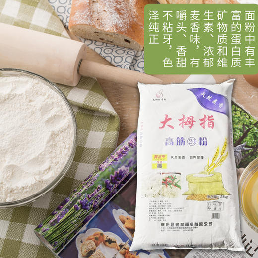黄马甲专供大拇指高筋20粉25kg