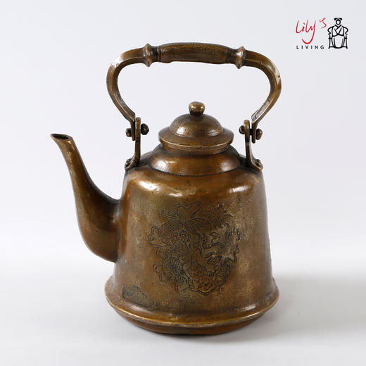 铜壶仿旧茶具新中式摆件茶壶提壶 商品图0