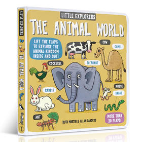【动物认知】【科普百科】Little Explorers The Animal World 小小探险家系列动物世界 STEM问答翻翻机关纸板书